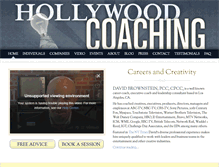 Tablet Screenshot of hollywoodcoaching.com